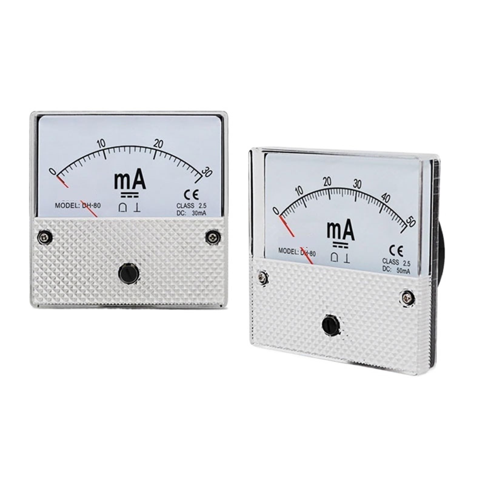 Medidor de corriente DH-80 Milliampere 1mA 5mA 10mA 20mA 30mA 50mA 100mA
