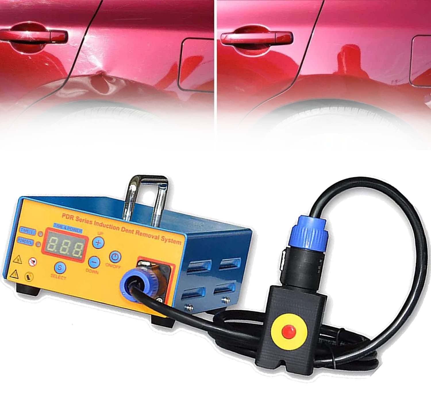 Zestawy do usuwania narzędzi do naprawy wgnieceń,elektromagnetyczny indukcyjny instrument do naprawy wgnieceń do samochodowego podgrzewacza indukcyjnego