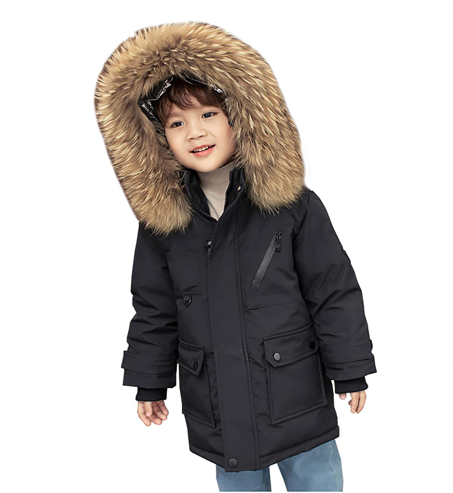 Chaquetas para Niño Chaqueta Niño Invierno Sudadera con Capucha Abrigo De Algodón Engrosamiento Chaqueta