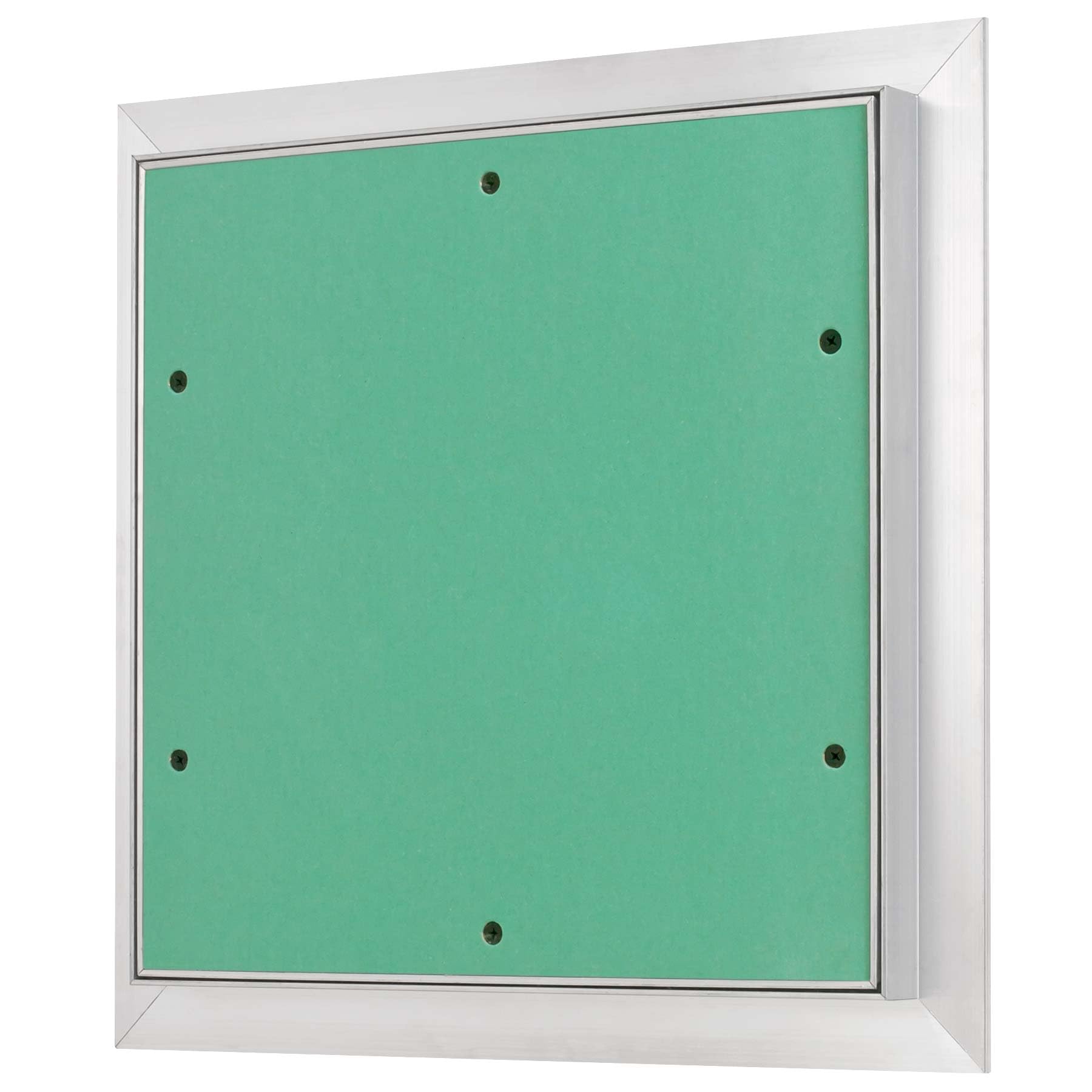 Revisionsklappe Trockenbau 300 x 300 mm – Revisionstür - Wartungsklappe mit 25 mm imprägnierter GK-Einlage und Druckverschluss – aus korrosionsbeständigem Aluminium – befliesbar – MW multi werkzeug