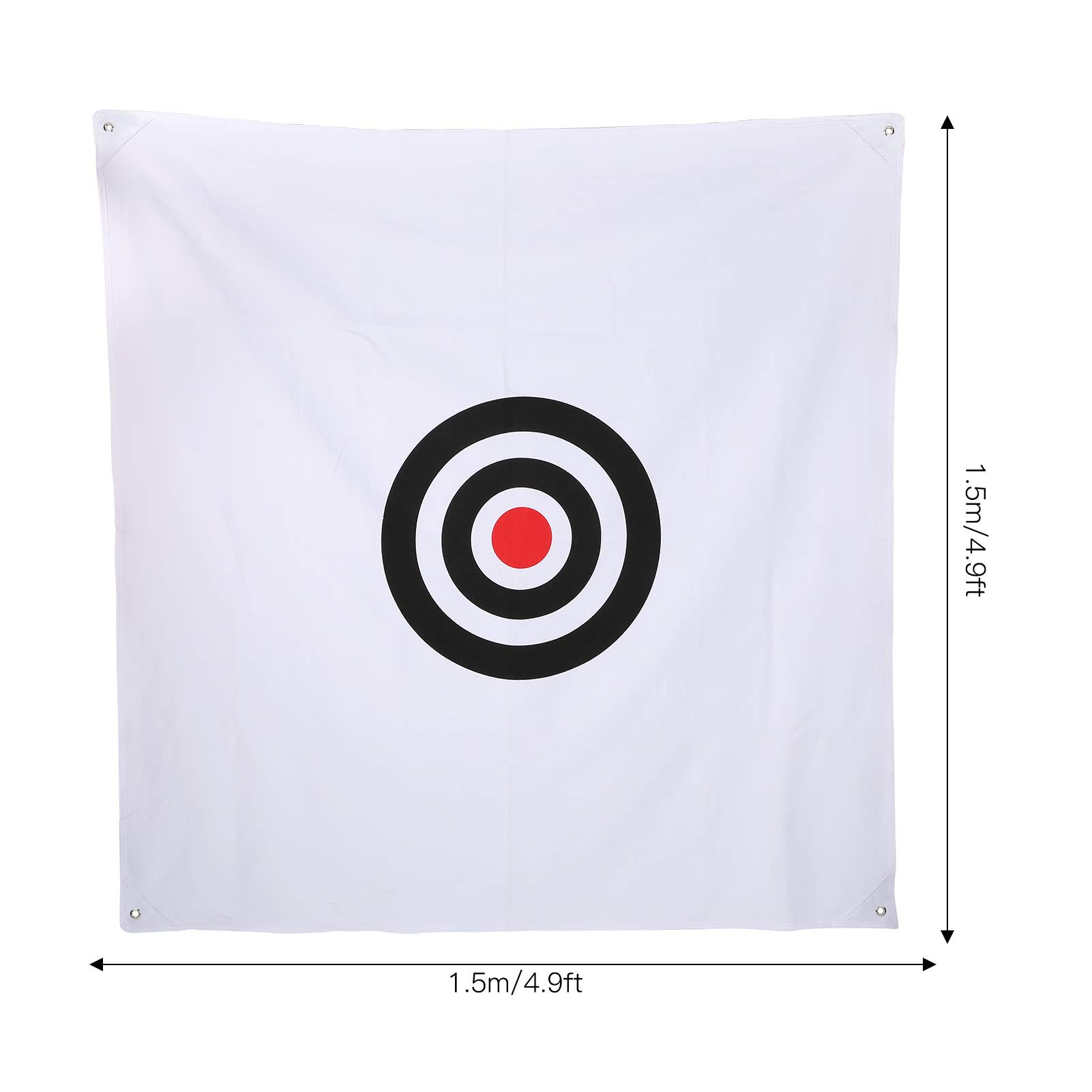 Golf Target Cloth, 1.5x1.5M Hanging Circle Backstop for Hitting Driving Range Target Net Practice Indoor Training Outdoor Court
