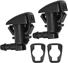 Windshield Washer Nozzles 2Pcs Replacement for Ford Fiesta 2011-2022, Transit 2015-2022 F250 F350 F450 F550 Washer Spray Jet Repair Kit, Replace BE8Z-17603-A