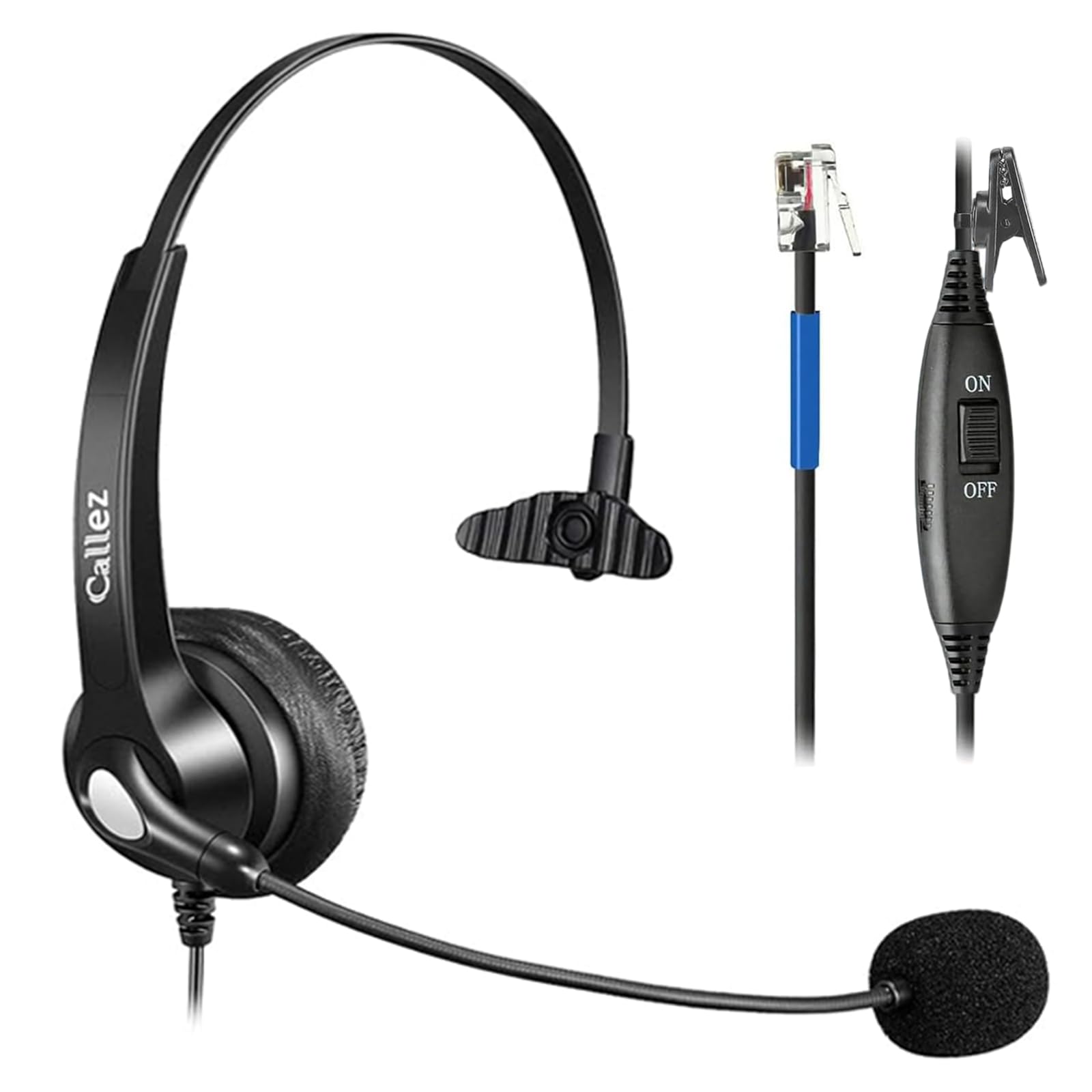 Amazon.co.jp: Callez RJ9 Cisco電話ヘッドセット オフィスフォン用