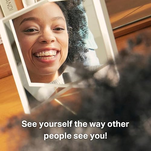 Miniatura 3 de Realme Espejo V sin inversión (sin soporte): imagen real, precisión inigualable, sin calibración, diseño delgado para tocador de maquillaje, espejo