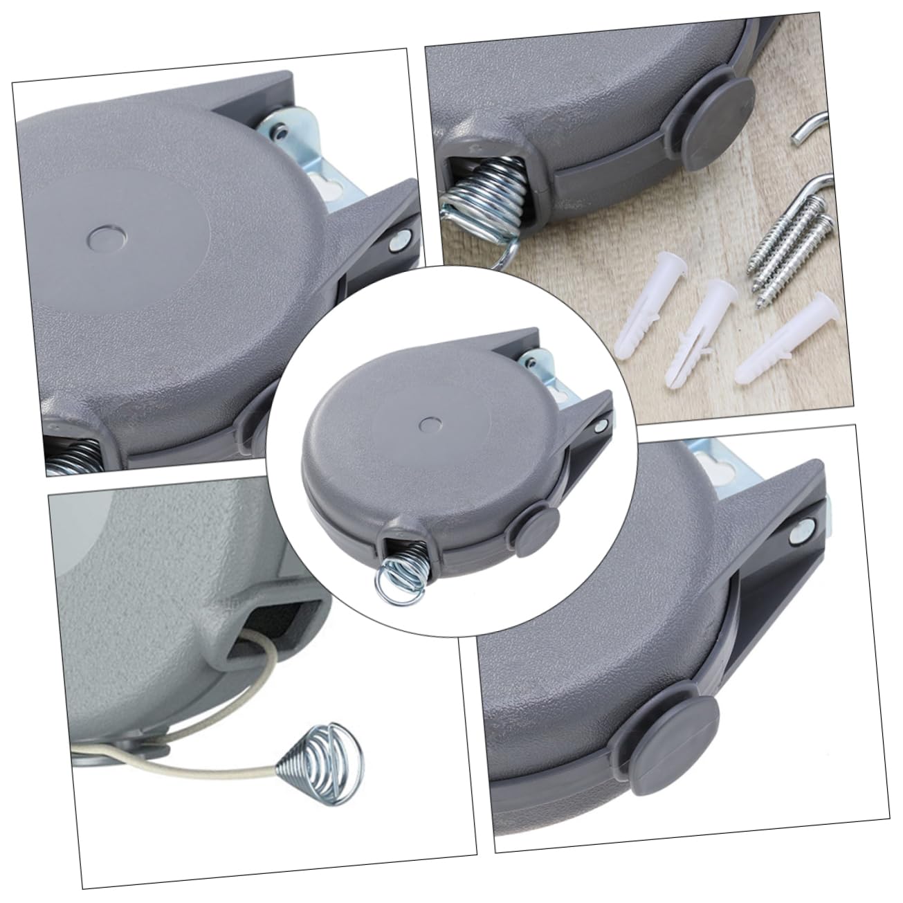 Alipis Corda Stendibiancheria Retrattile Da Metri Per Appendere Vestiti Filo Resistente e Portatile Per Uso Interno Ed Esterno