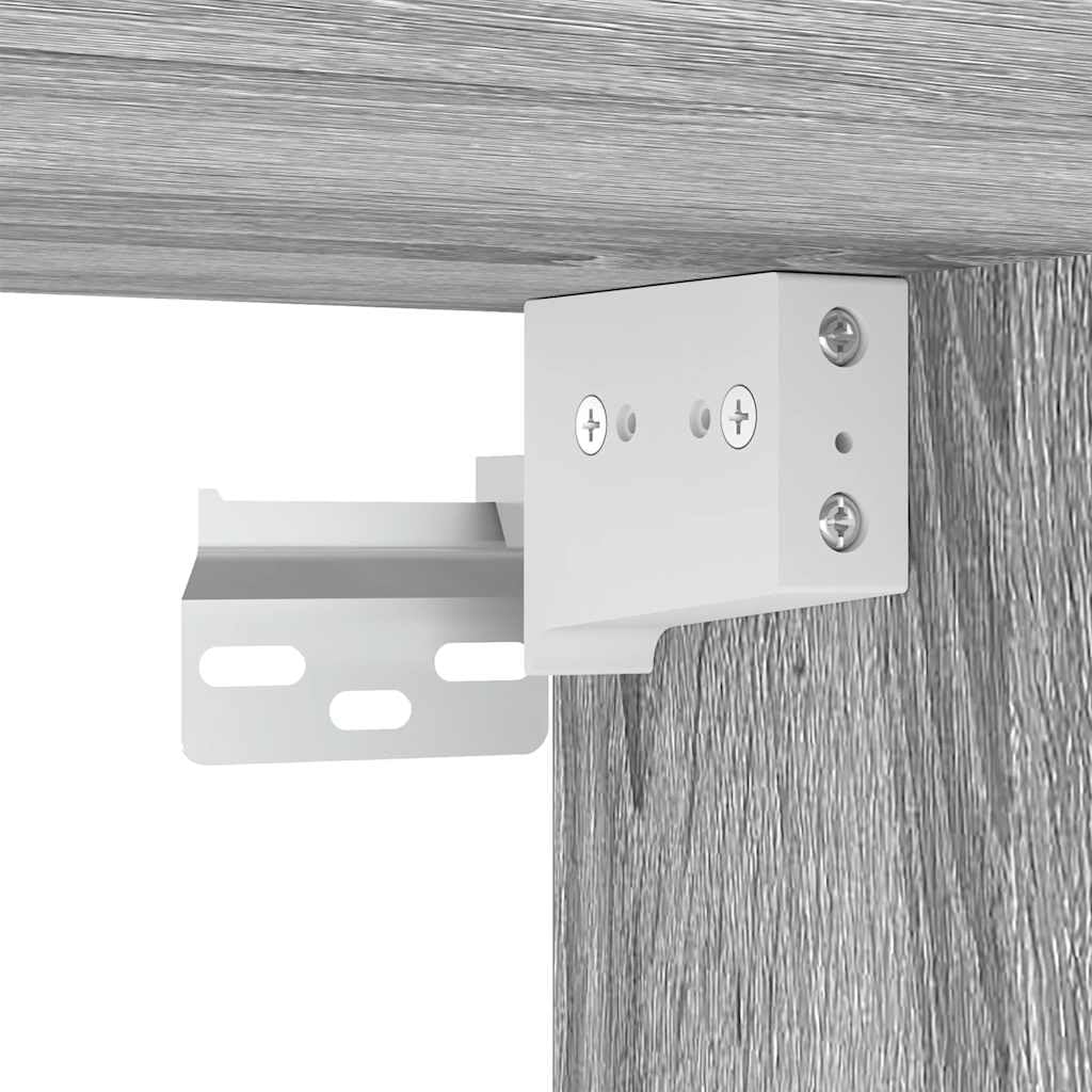 vidaXL Ensemble de Meubles TV 4 pcs Centres de Divertissement Armoires Multimédia Meubles de Salle de Séjour Intérieur Sonoma Gris Bois d'Ingénierie