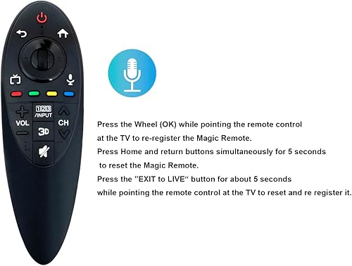 Miniatura 3 de AN-MR500 RM-AN500G Reemplazar el control remoto mágico inteligente con búsqueda por voz para LG Smart TVs LED LCD Plasma Televisiones 2014 42LB6300