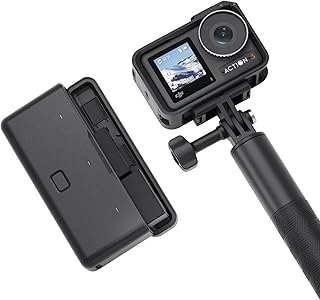 Original Osmo Action 3 Adventure Combo - 4K Action Camera 4K/120fps Super-Wide FOV HorizonSteady Cold Resistant & Long-Lasting Vertical Mount 16m Waterproof Vlog Extension Rod