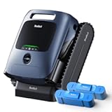 AquaSense Pro Pool Robot Vacuum&comma; 5-in-1 Cleaning with 2&ast;Clarifying Agent Kits&comma; Smart Surface Parking&comma; Clarifies & Skims Water&comma; Ideal for Inground Pools up to 3&comma;299 Sq&period;ft - Navy Blue