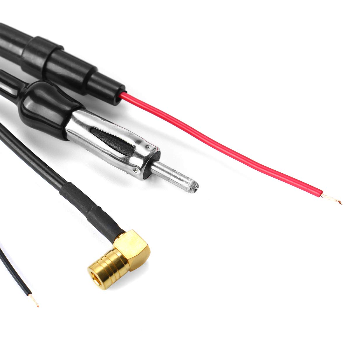 YONGYAO Adattatore splitter per antenna nero per auto universale DAB KFZ