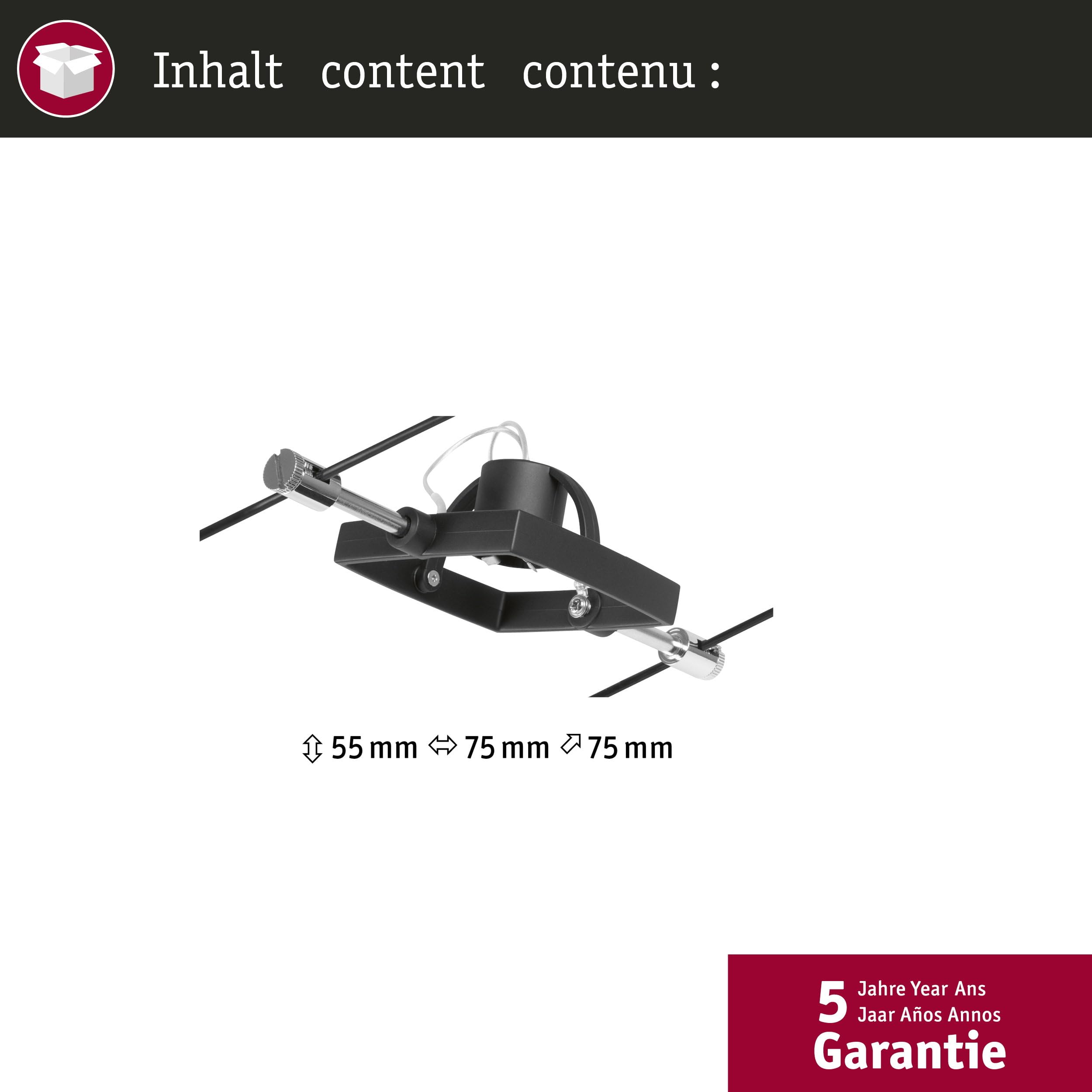 Paulmann 94494 CorDuo kabelsysteem Set Cardan DC max. 8x7