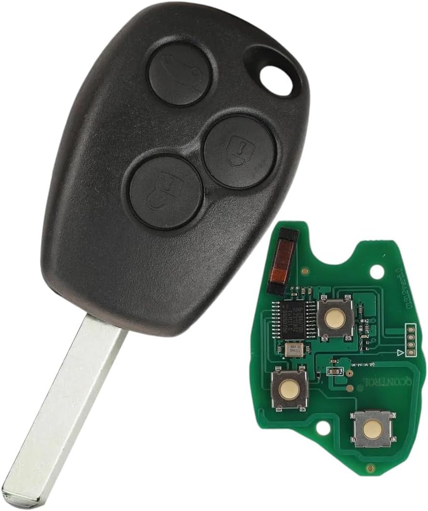 Va2 Blade | 2 Buttons | Remote Key Pcf7946/Pcf7947/4A Chip 434Mhz for Trafic Vivaro Primastar Movano Ment Control Keyless New 2026 High for Reliable Electronic Component