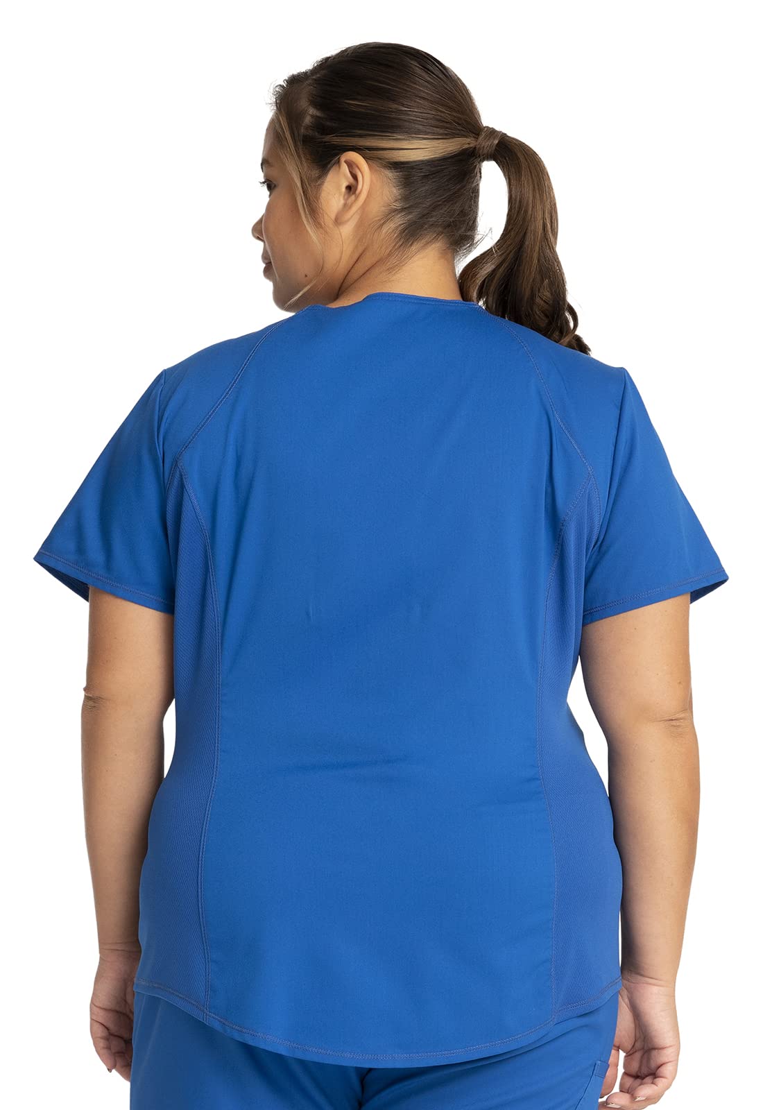 Cherokee WW601 - Set da donna con scollo a V, con pantaloni da jogging a vita media WW115