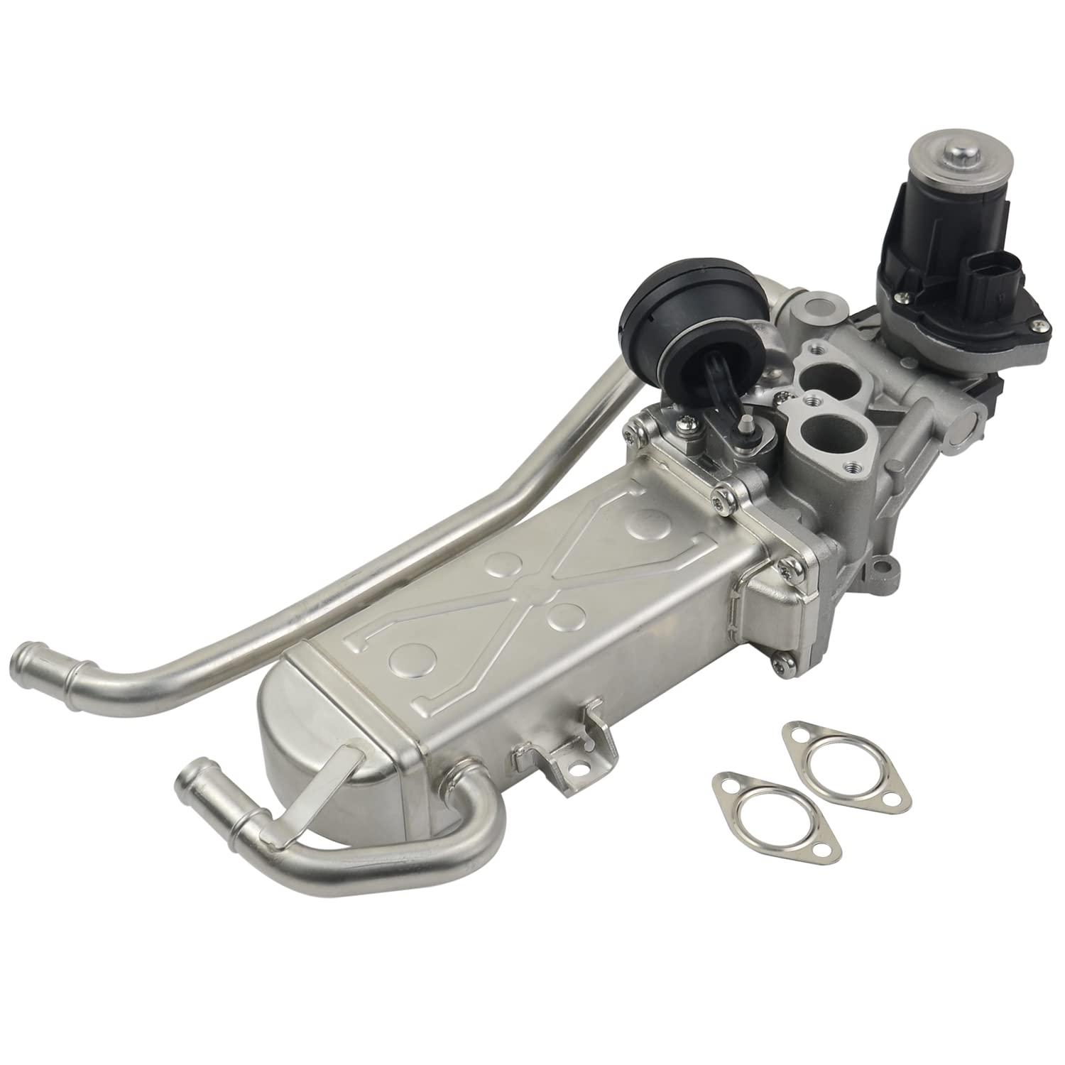 Vanne EGR et Refroidisseur Compatible avec P0l0 Ibi-za T0led0 Fa-bia Ra-pid R00mster A1 1.6TDI 2.0TDI 8XA 6J5 542 NH1 6R 03L131512BA 03L131512AS