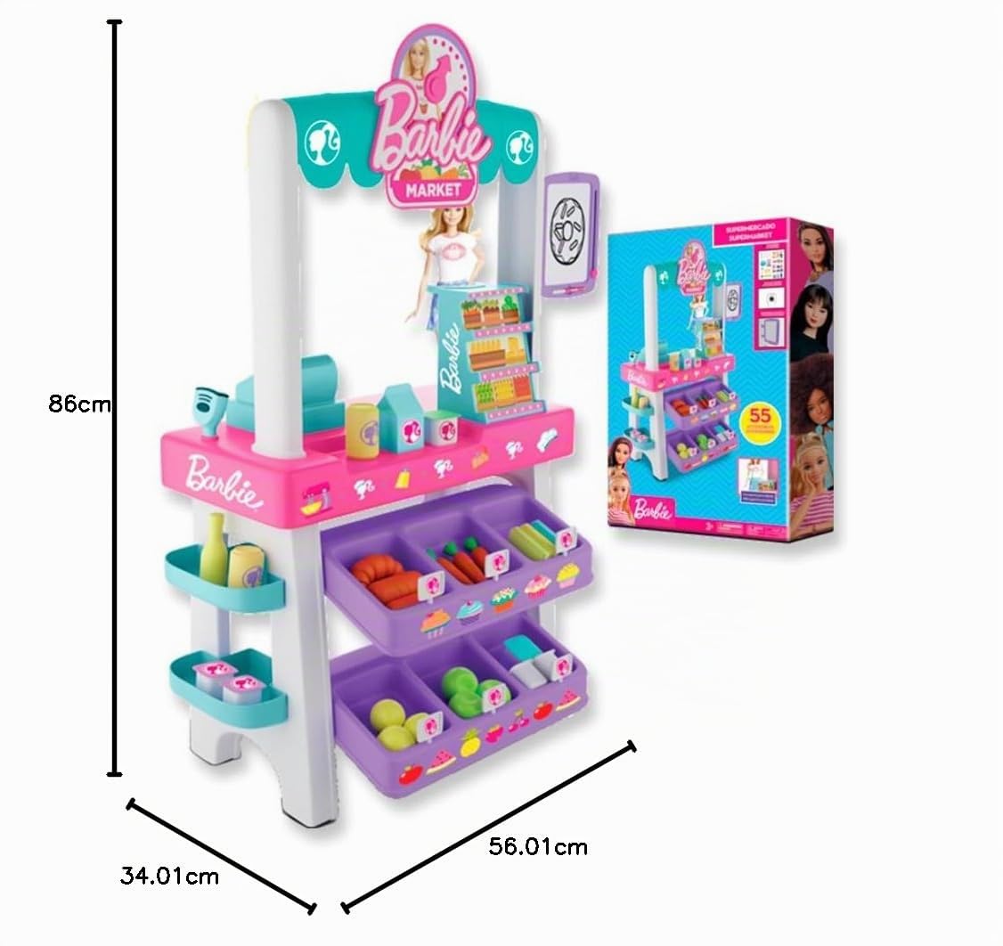 Supermercado Barbie con 55 accesorios
