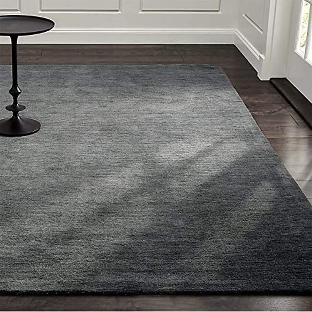 Plain Hand-Tufted Wool Rectangle Area Rug – Soft Premium Wool Carpet for Living Room, Bedroom & Home Décor Size 10x12 feet