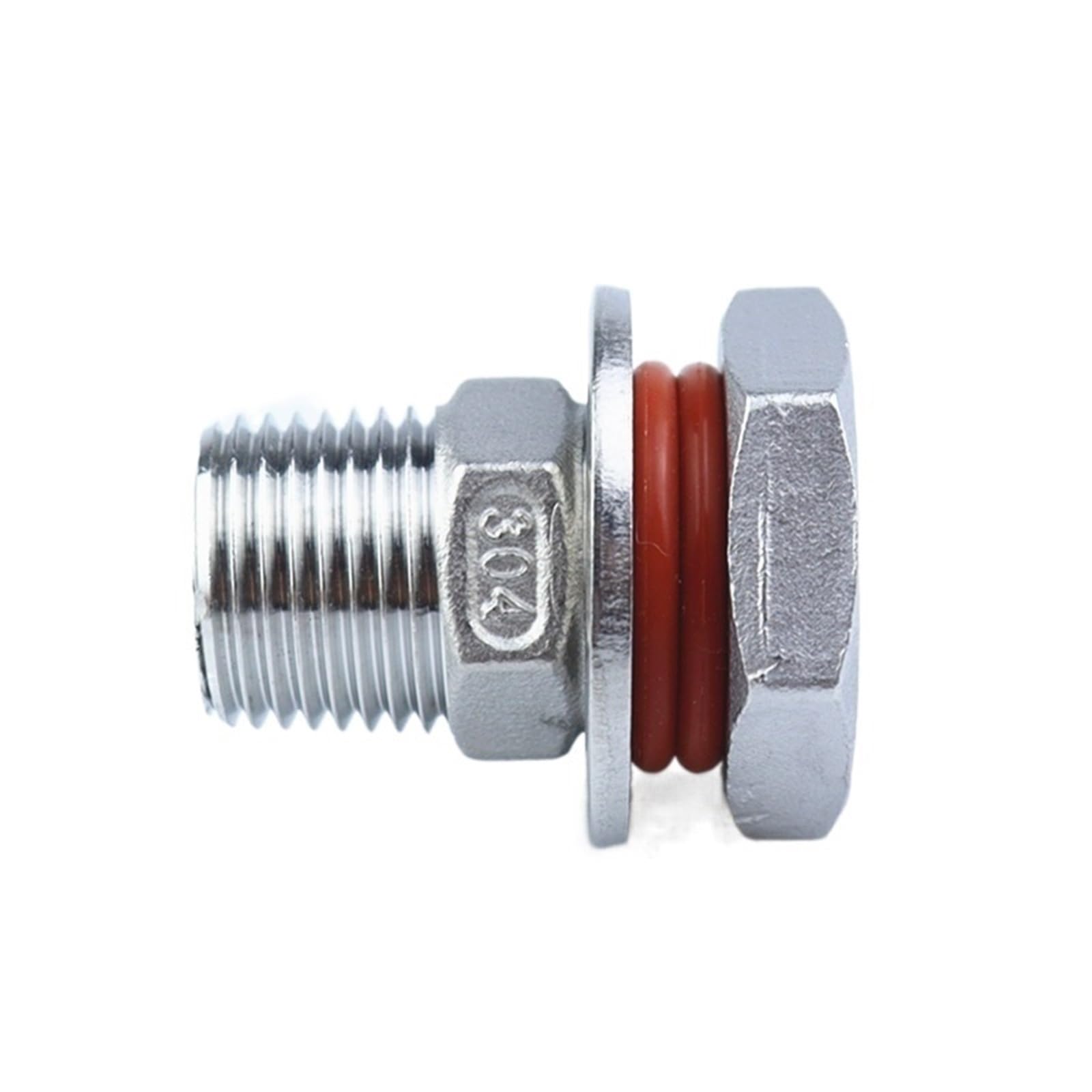 Sahul Men's One Color 1Pcs Bsp Thread Weldless Bulkhead, Dn8 Dn10 Dn15, For Homebrew Kettles & Kegs(3/8 Inch)