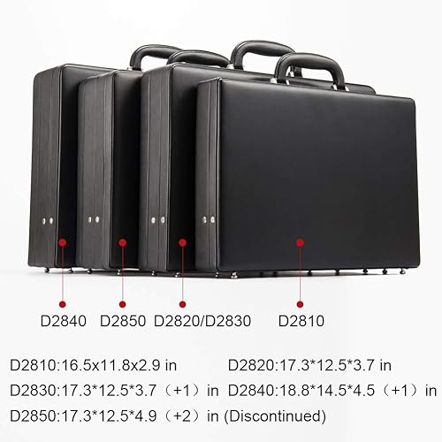 Miniatura 4 de Maletín rígido de fijación para hombres y mujeresfunda rígida delgada para laptop con bloqueo combinado