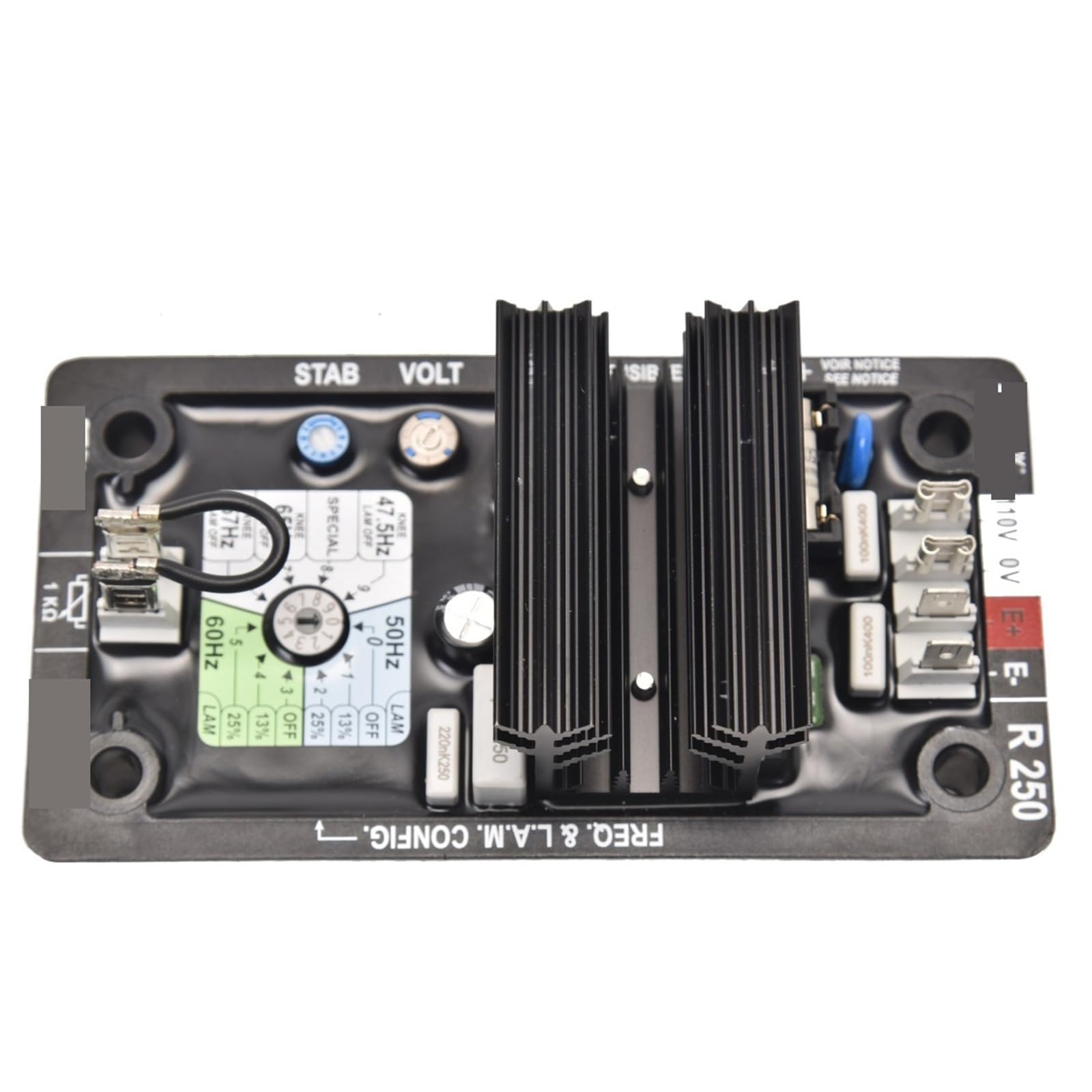 0P7BR328B 1pcs AVR R250 Generator Automatic Voltage Regulator Stabilizer Control Module Panel Diesel Parts