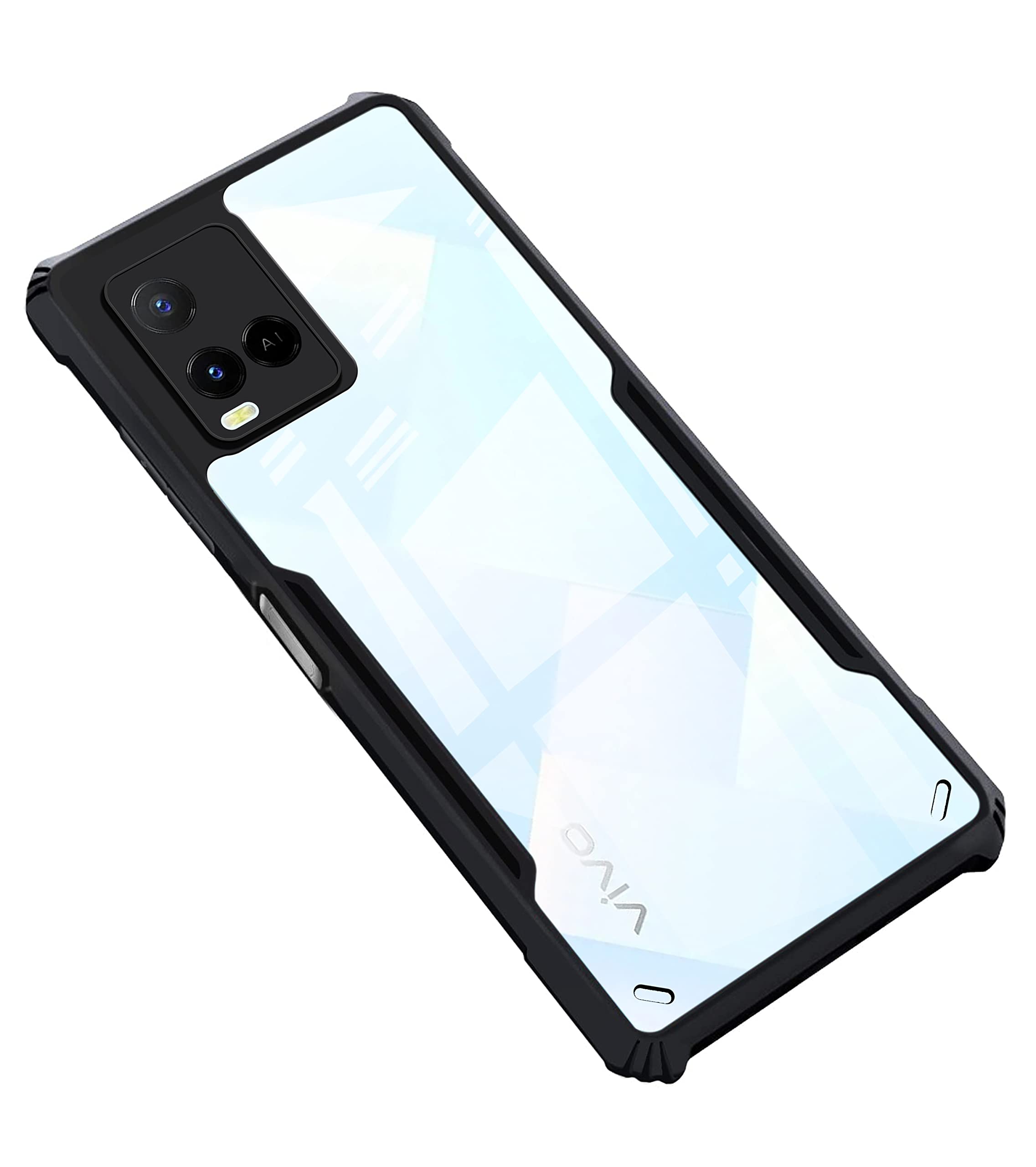 Zapcase Back Case Cover for Vivo Y33s / Vivo Y21 2021 | Compatible for Vivo Y33s / Vivo Y21 2021 Back Case Cover | Clear Case with Camera Protection | (TPU + PC | Matte Black) (B0BJ8W1P1B) Amazon Price History, Amazon Price Tracker
