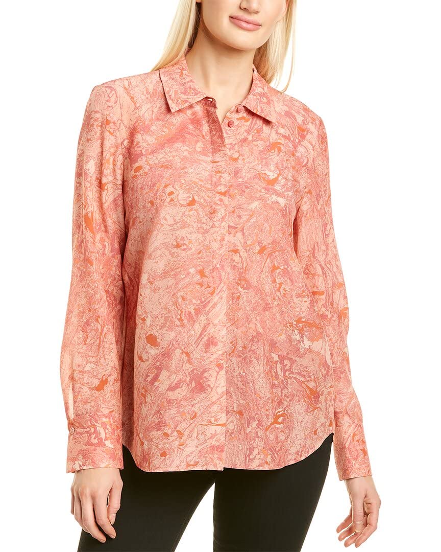 New York Scottie Silk Blouse