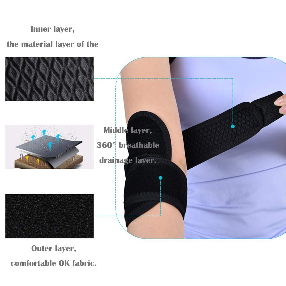 Gomito Di Sostegno, Segmentato + Pompa Effetto Materiale + Regolabile, Dolore Artritico Sollievo, Sport Infortuni Riabilitazione E Protezione Contro La Relesione