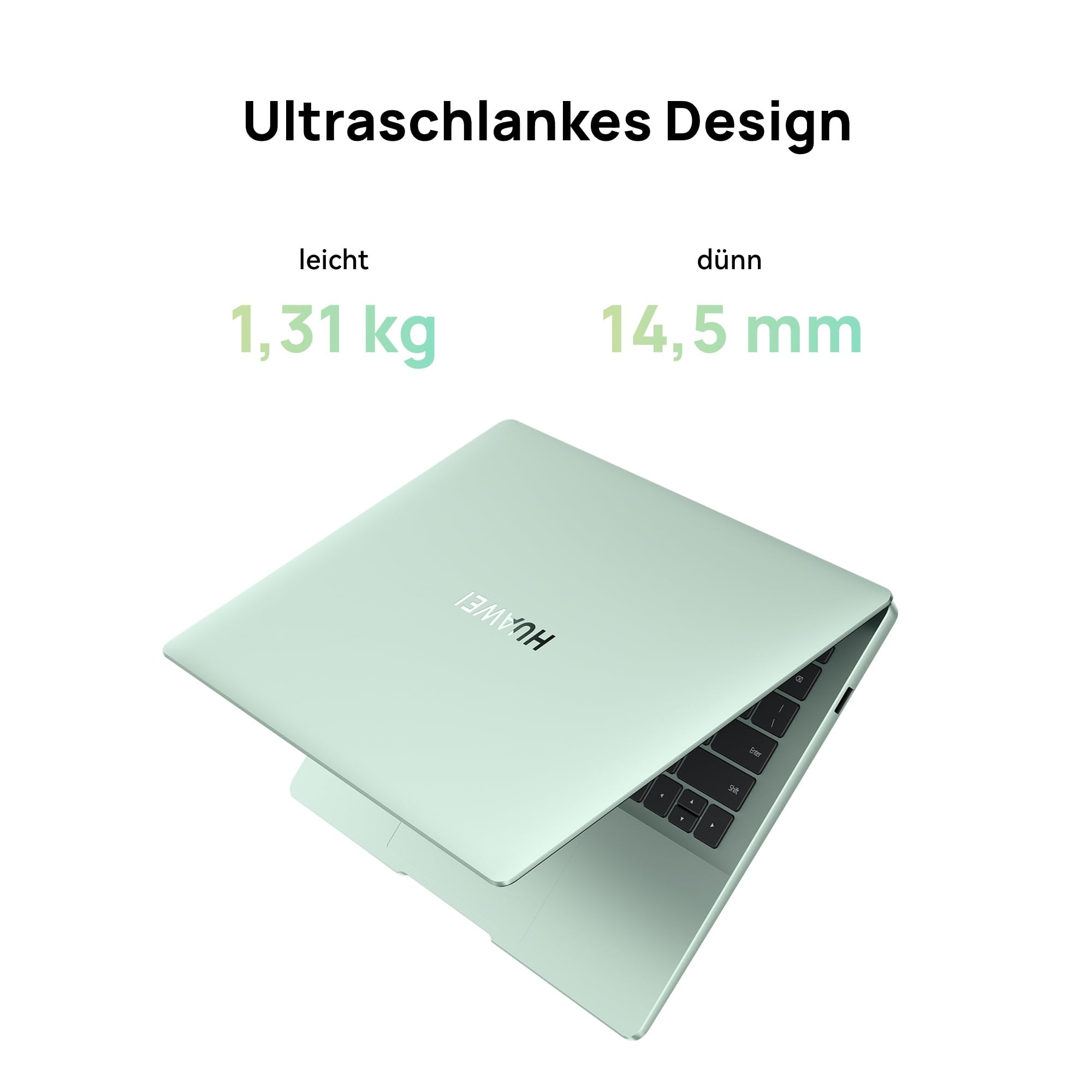 HUAWEI MateBook 14 Laptop, 14.2" 2,8 K OLED Handschrift-Bildschirm mit Touchsteuerung, Ultraschlankes Design, Intel Core Ultra 7 Processors, 16GB+1TB, 19-Hour Continuous Video Playback, Grün