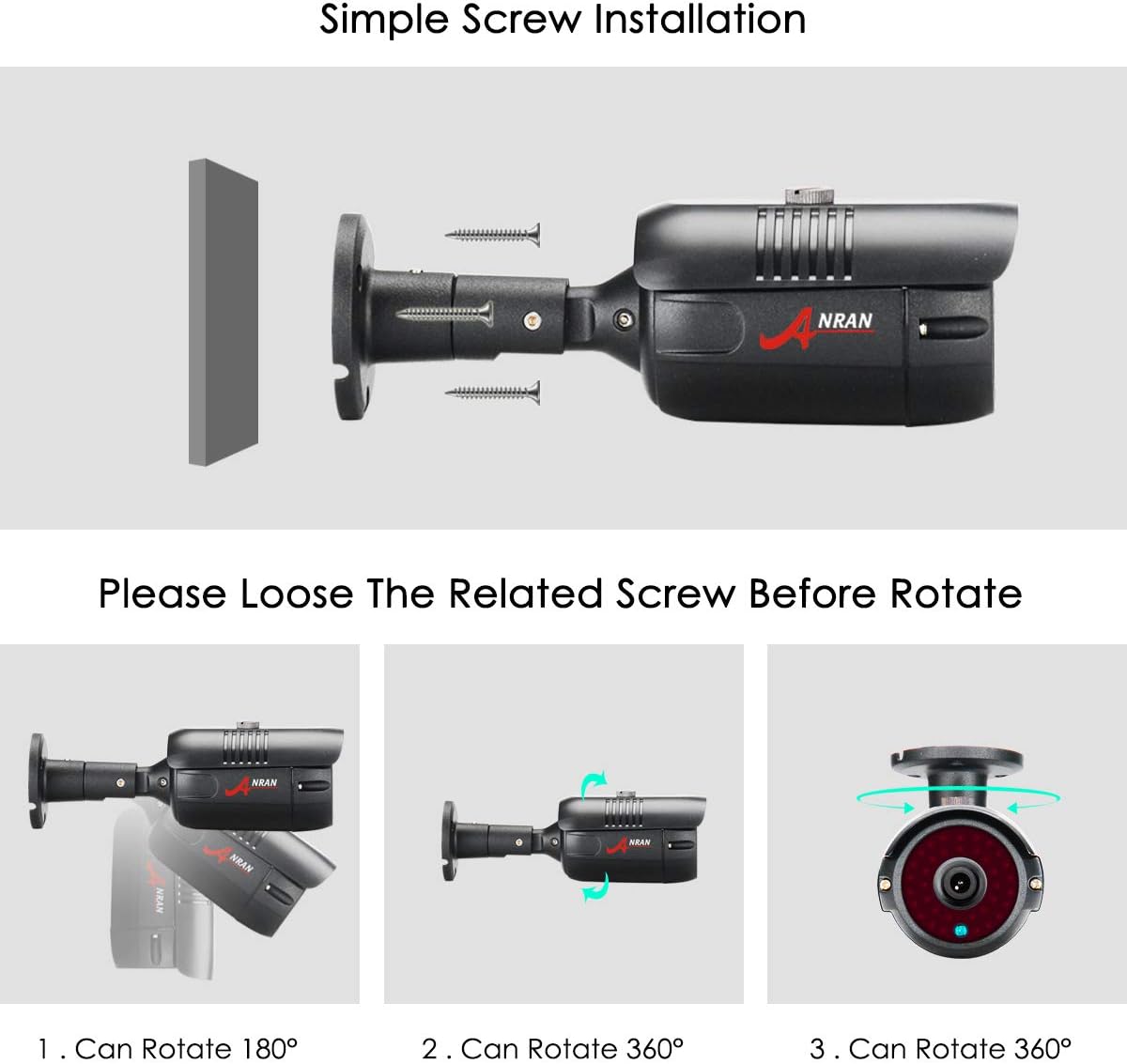 Best Deal Product [Expandable 8CH+1TB HDD] ANRAN Wireless Home Security Camera System, 1080P 8 Channel NVR Surveillance System with 4pcs 2K Indoor Outdoor WiFi Security IP Camera,Night Vision, Motion Alert,Remote View