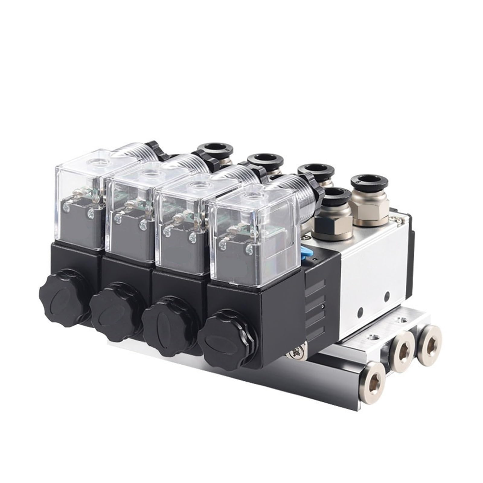 4V210-08 Electroválvula 5/2 Vías 12V/24V CC 110V/220V