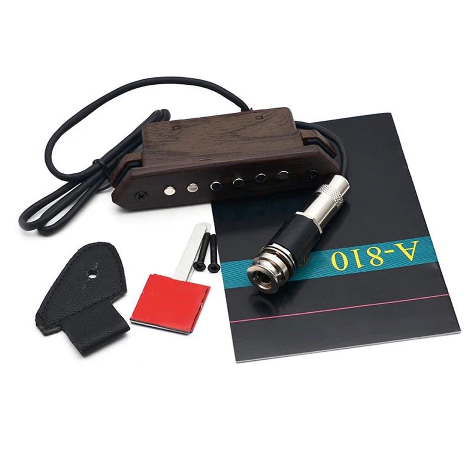 Mostek Do Gitary Elektrycznej Profesjonalna Gitara Akustyczna Z Otworem Rezonansowym Przetwornikiem Humbucker Czystym Dźwiękiem I Kontrolą Głośności Wykończenie Z Naturalnego Drewna