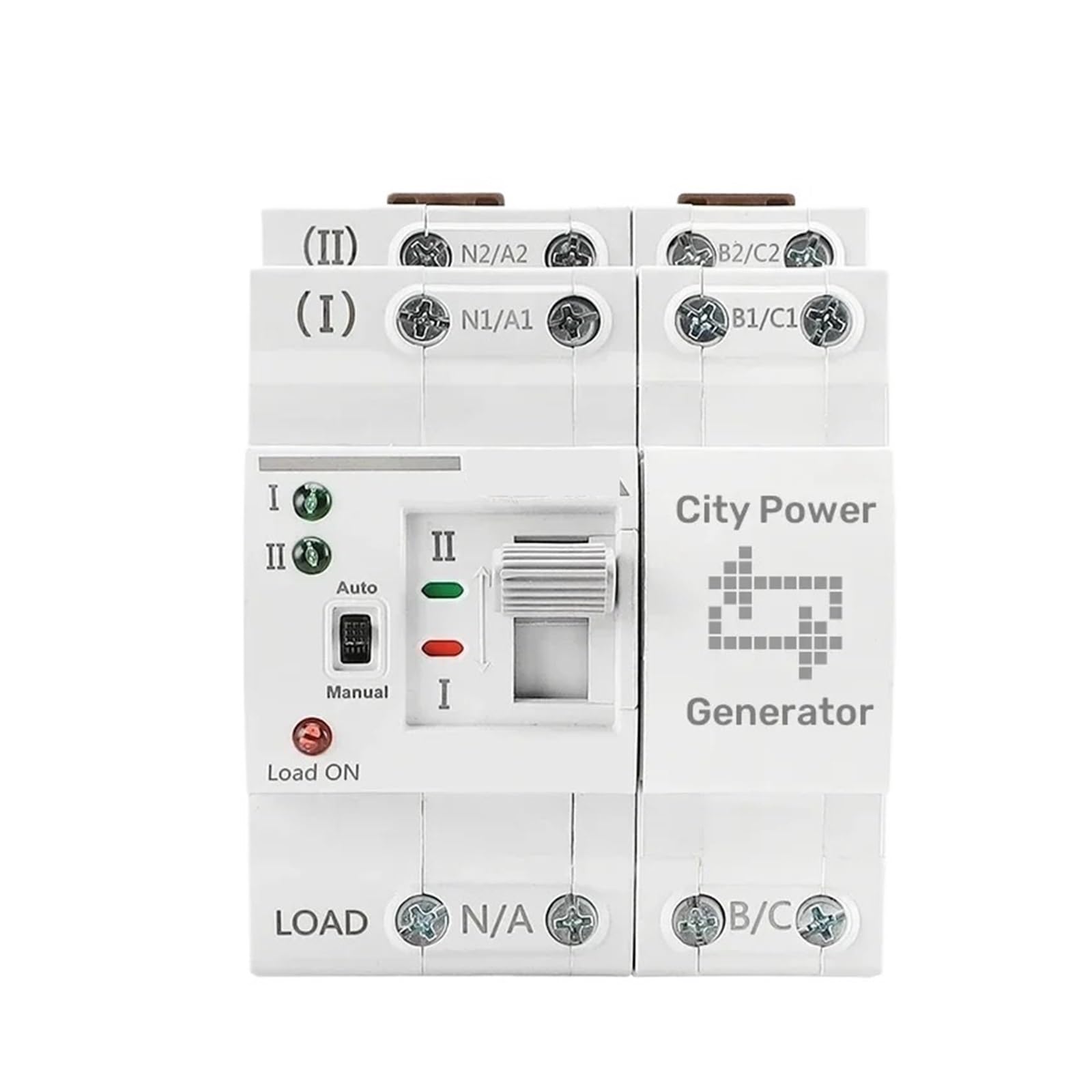 PVTLCYBI G2R Rail 4P Switch Manual Transfer Switch 110V 220V(110V)