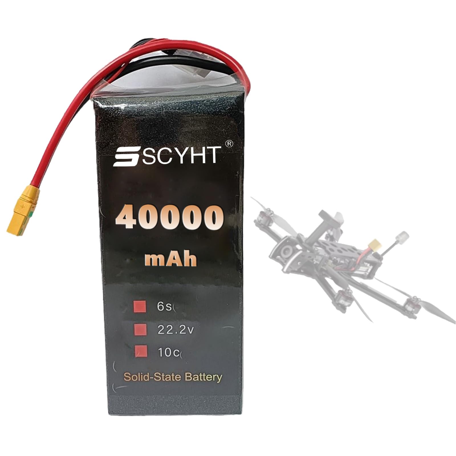 Akumulator LiPo 6S 22,2 V 16000 mAh 30000 mAh 40000 mAh Akumulator zamienny 22,2 V Akumulatory litowe do dronów z silnikami 300 W - 888 W i portem XT90-S,22.2v40000mah 1pack