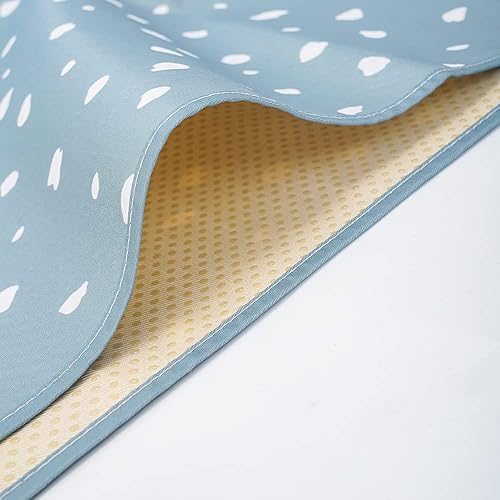 Miniatura 3 de HappyFlute Alfombrilla antisalpicaduras para debajo de la silla alta, artes, manualidades, tiempo de juego, impermeable y lavable para suministros