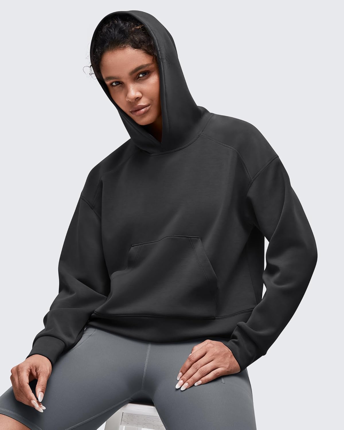 G4Free Smoofit Modal Soft Women's Fashion Hoodies Casual Pullover Long Sleeve Sweatshirts with Kangaroo Pocket - Image 2