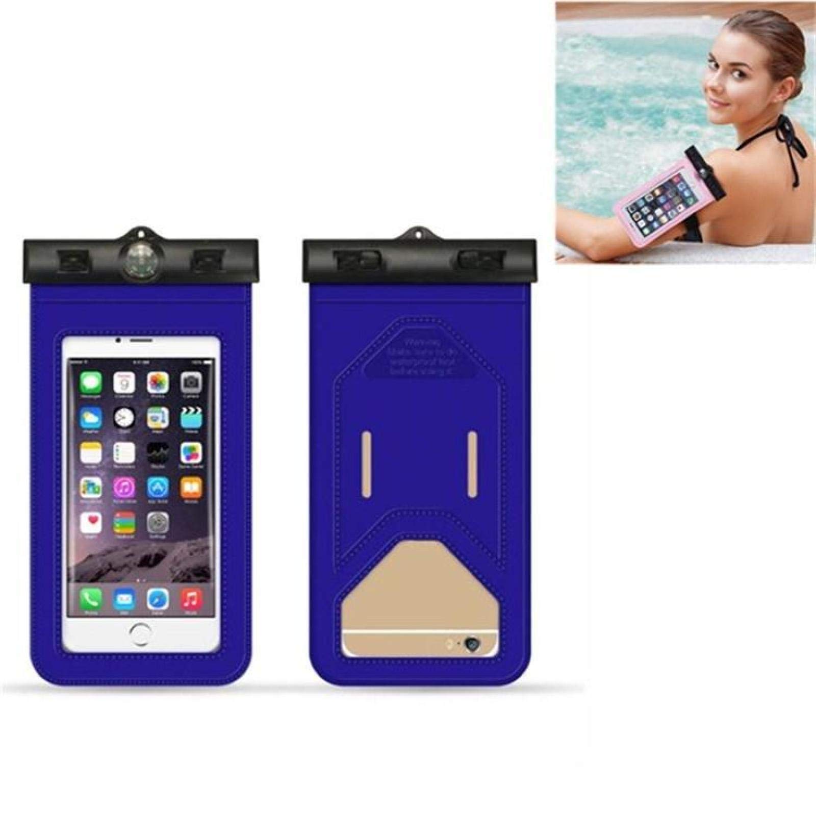 QGTONG-AE 5 PCS Suitable For Mobile Phones Under 6 Inches Mobile Phone Waterproof Bag With Armband And Compass-image-48
