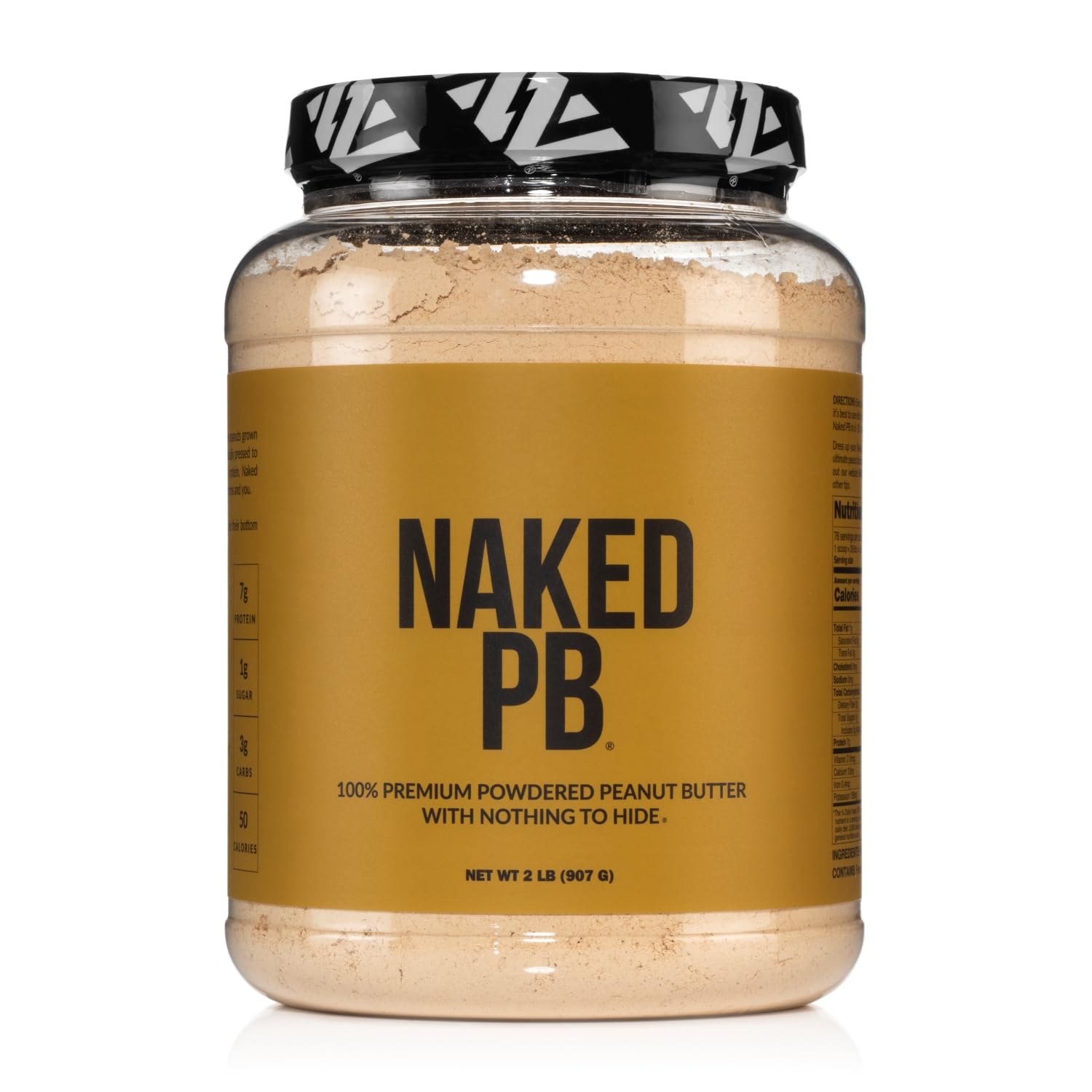 Organic Powdered Peanut Butter from US Farms – Bulk, Only 1 Ingredient - Roasted Peanuts, Vegan, No Additives, Preservative Free, No Salt, No Sugar - 45 Servings