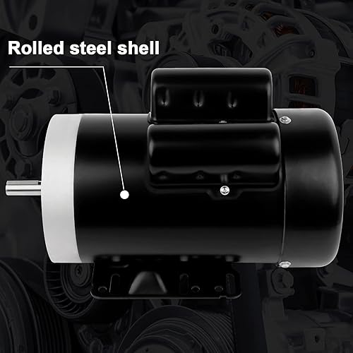 Miniatura 4 de Motor monofásico de propósito general del motor eléctrico 1.5HP 1750RPM 56C 115230V 58 "diámetro del eje CWCCW TEFC IP55 60HZ