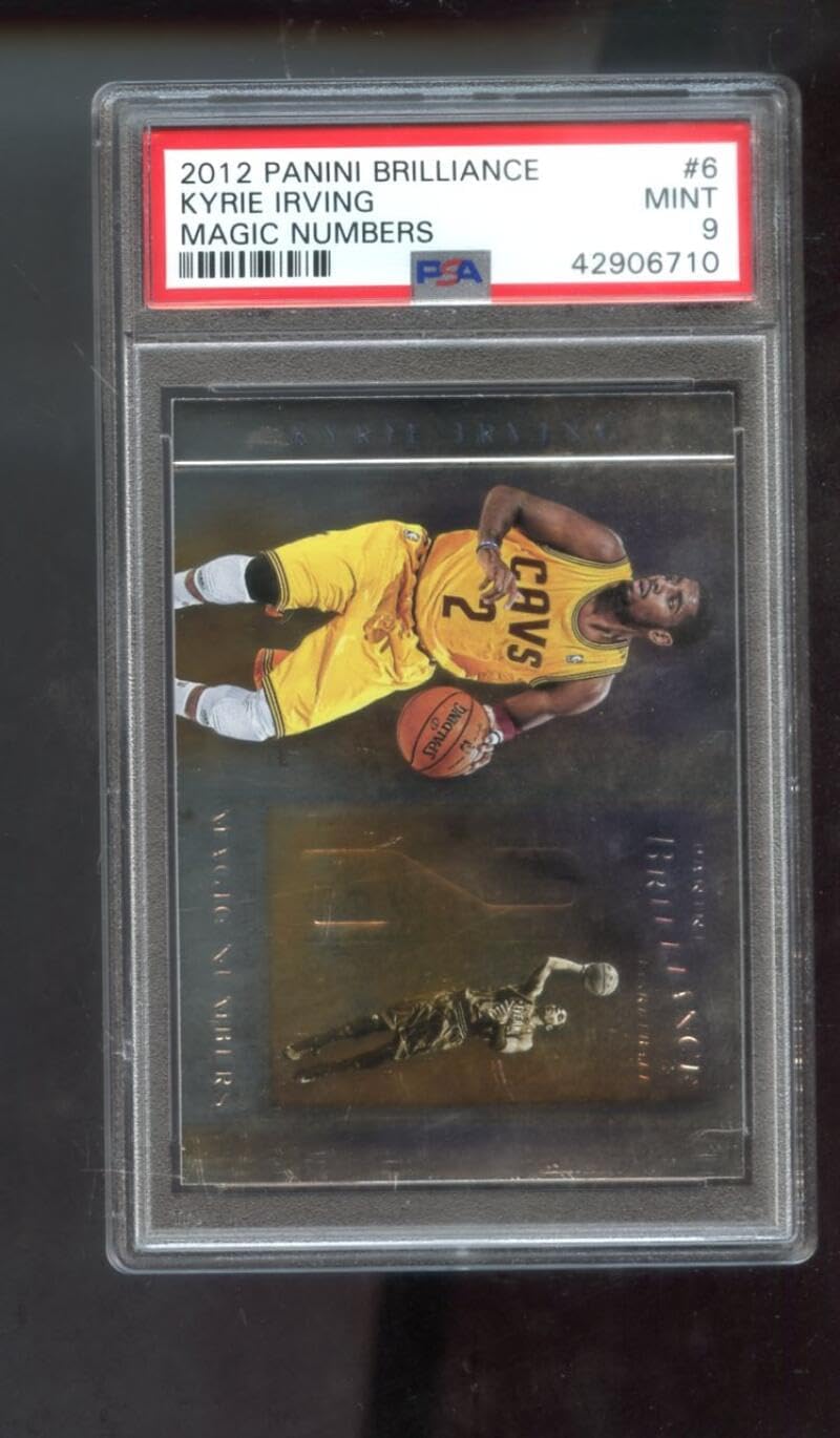 2012-13 Panini Brilliance Magic Numbers #6 Kyrie Irving ROOKIE RC PSA 9 Graded Basketball Card NBA 12-13 Cleveland Cavaliers 2012-2013