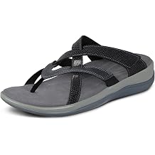 Orthofeet Womens Orthopedic Clio Adjustable Slip-On Sandal
