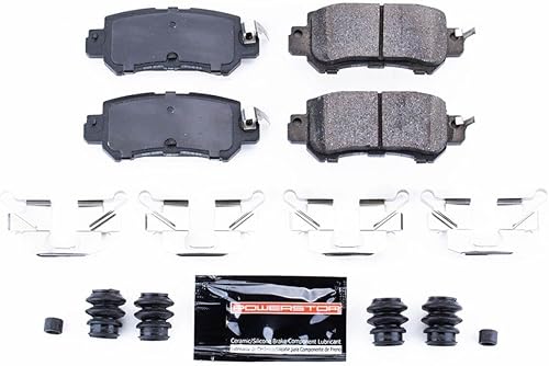 Repuesto para compatible con Z23-1624 Powerstop Juego de pastillas de freno de 2 ruedas traseras para Mazda CX-3 CX-5 2013-2015