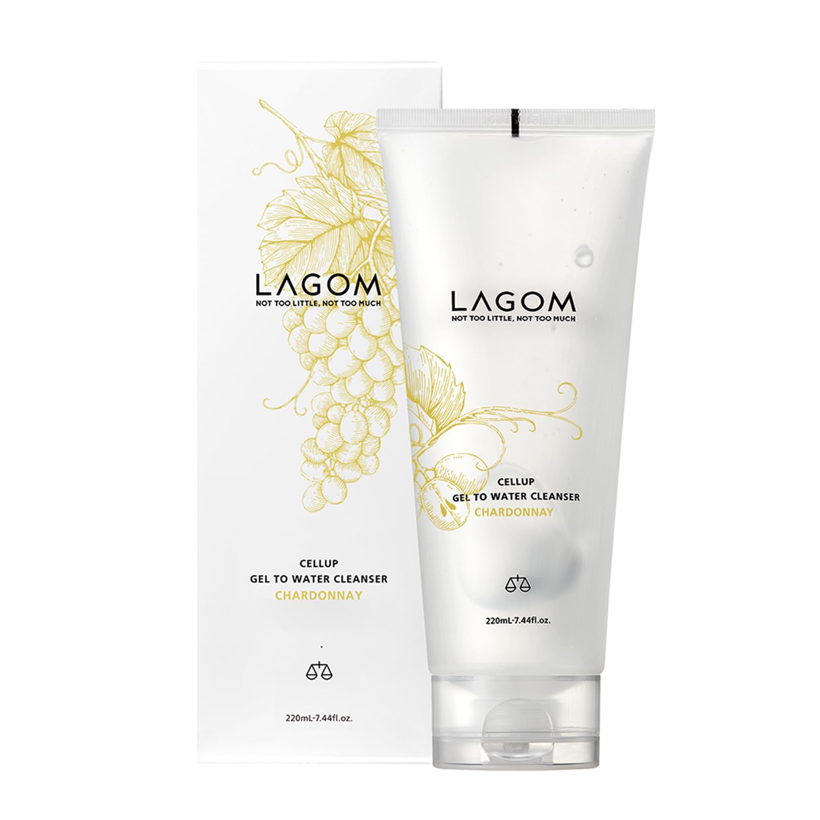 LAGOM (ラゴム) ジェルトゥウォーター クレンザー シャルドネの香り 朝用…