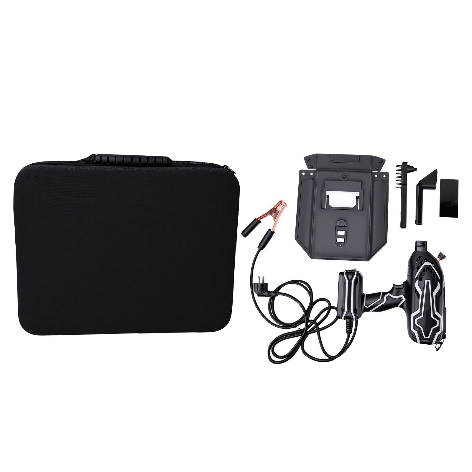 Generic Saldatore Portatile Compatto Saldatore Ad IGBT Leggero con Funzione di Memoria per Riparazioni Mobili e Progetti Fai da Te Grigio 1,7 Kg