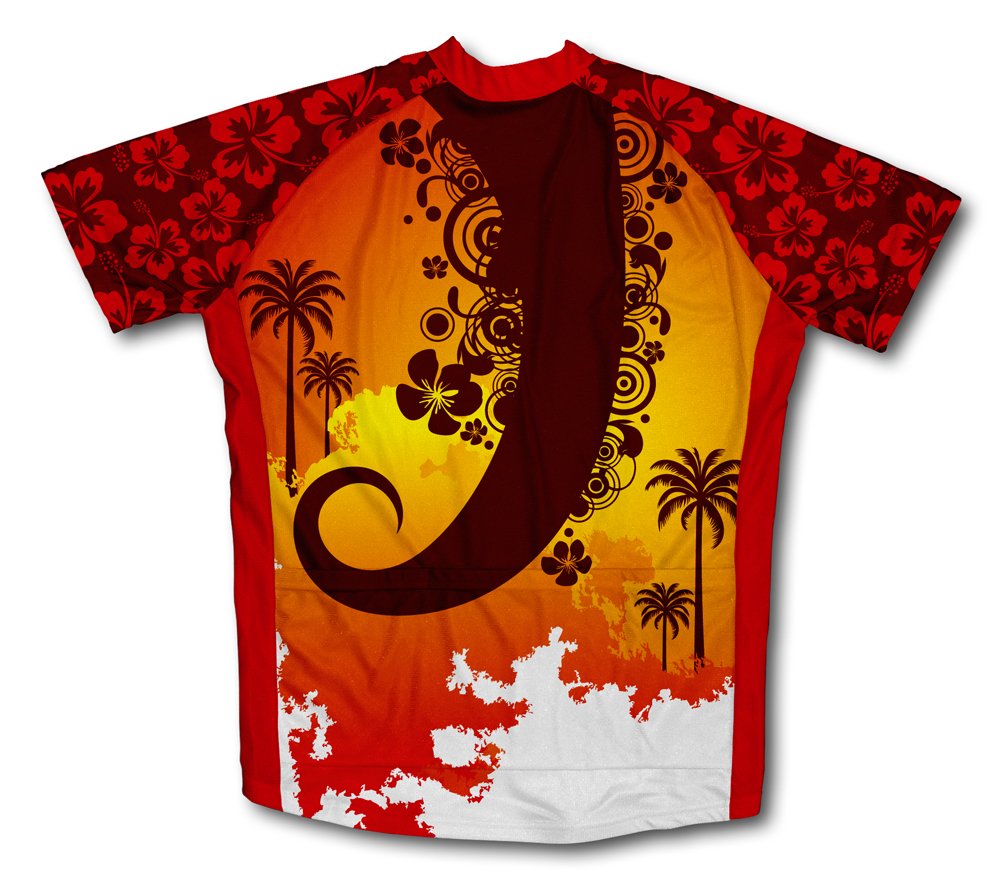 ScudoPro Tropical Sunset Short Sleeve Cycling Jersey for Youth - Size XS