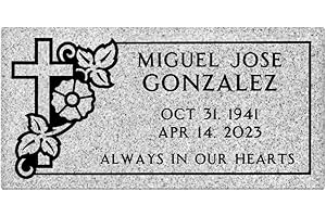 Flat, Affordable Headstone: Eternal Serenity Engraved in Stone