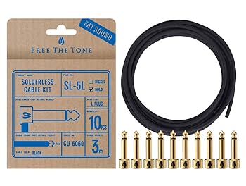Amazon | Free The Tone SL-5L-GD-10K ソルダーレスケーブル