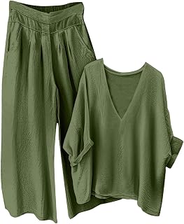 KUIH Loungewear Sets for Women Baggy Summer Two Piece Outfit