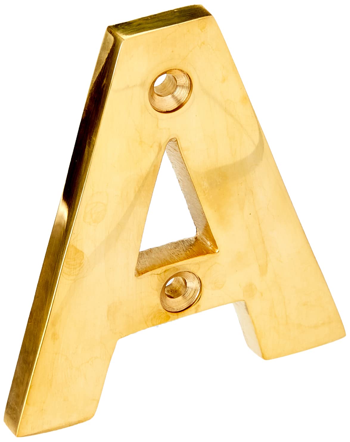 From The Anvil Gold 83801A Letter A - Polished Brass