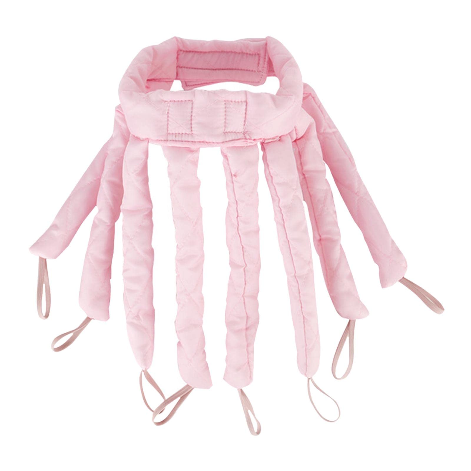 Club Bollywood®Octopus Heatless Hair Curlers Lazy Curlers Headband Pink for Short Hair |Health & Beauty | Hair Care & Styling |1 Piece Heatless Hair Curler-image-21