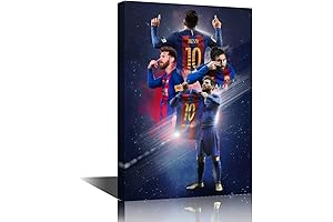 TISHIRON Barcelona FC Poster Canvas Wall Art
