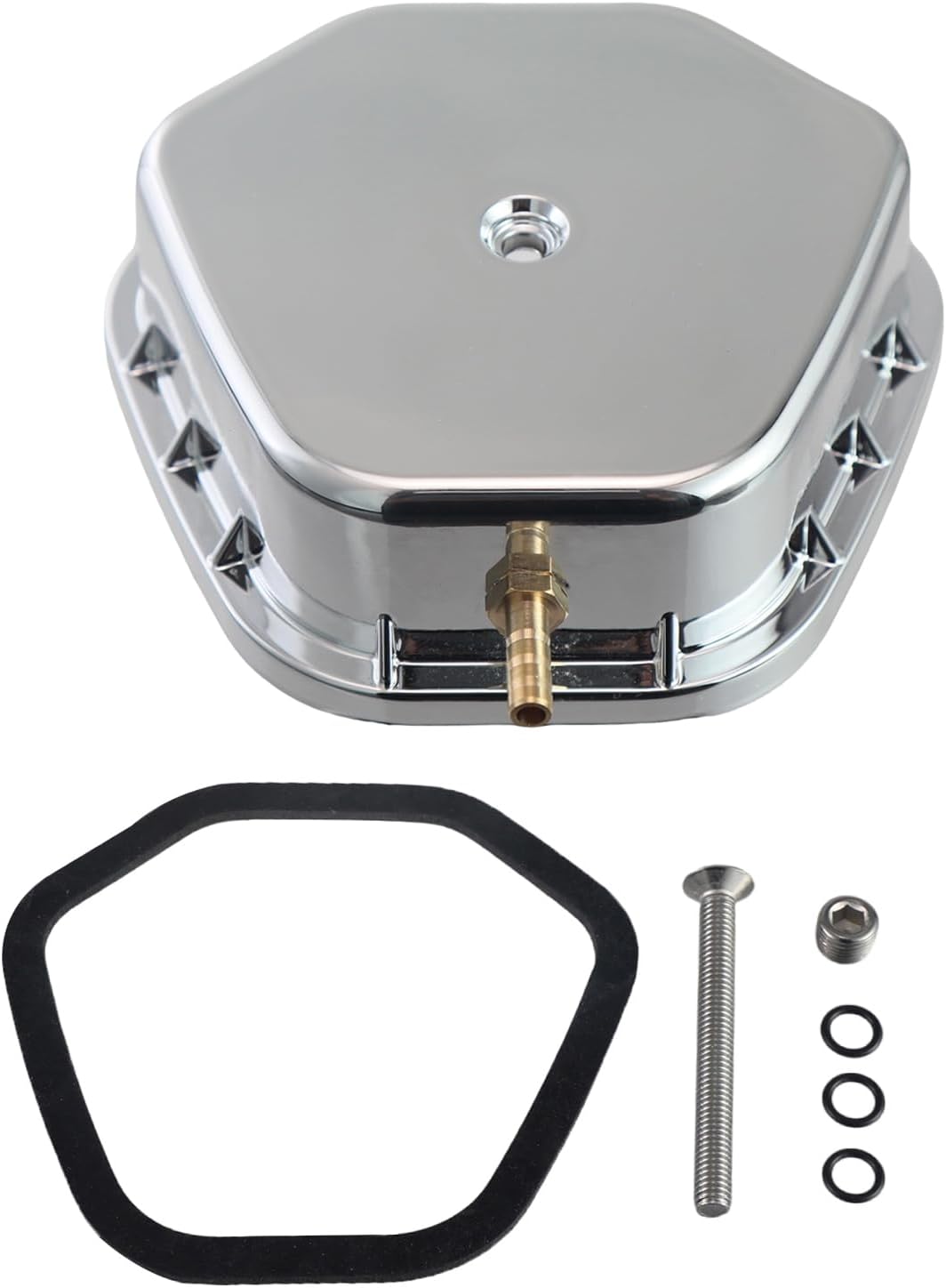 Silver Valve Cover For Predator 420cc Non-Hemi For Honda GX390 For Big Block For Honda's and 13/15 Hp Chinese OHV Mini Bike Go Kart